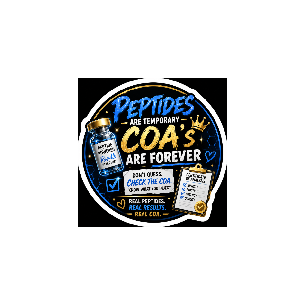 COA's are forever Sticker