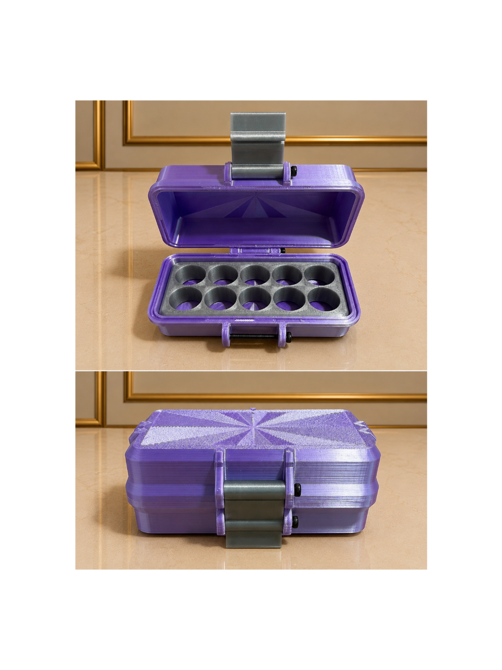 Heavy Duty 3ml Peptide Vial Case - Holds 10 Vials