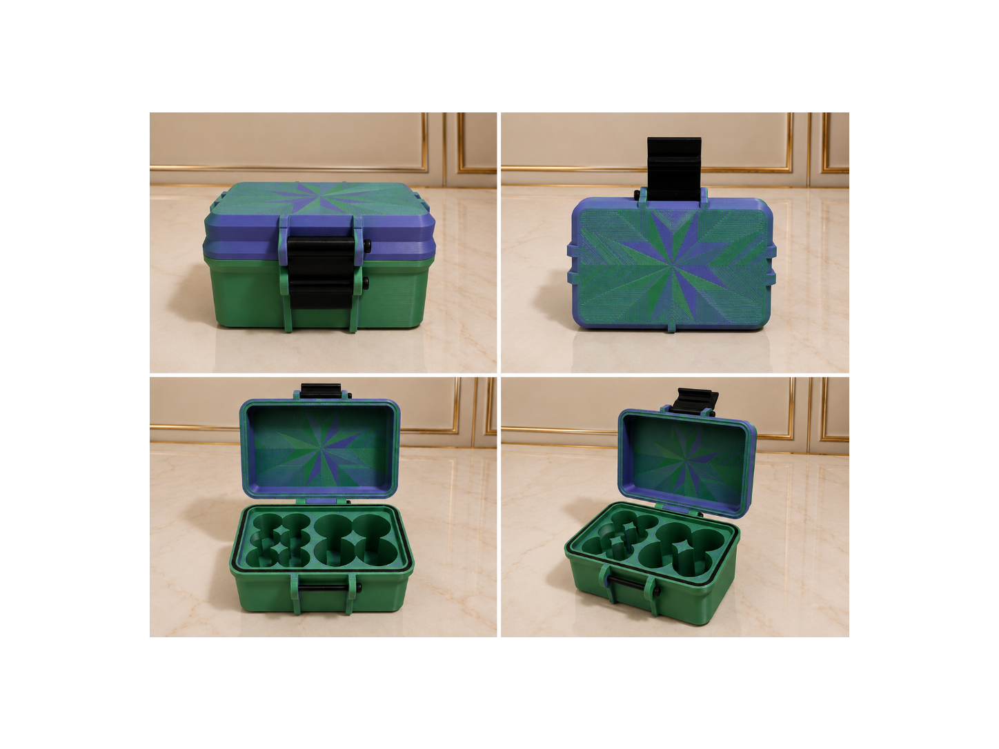 Dual-Size Peptide Vial Storage Case