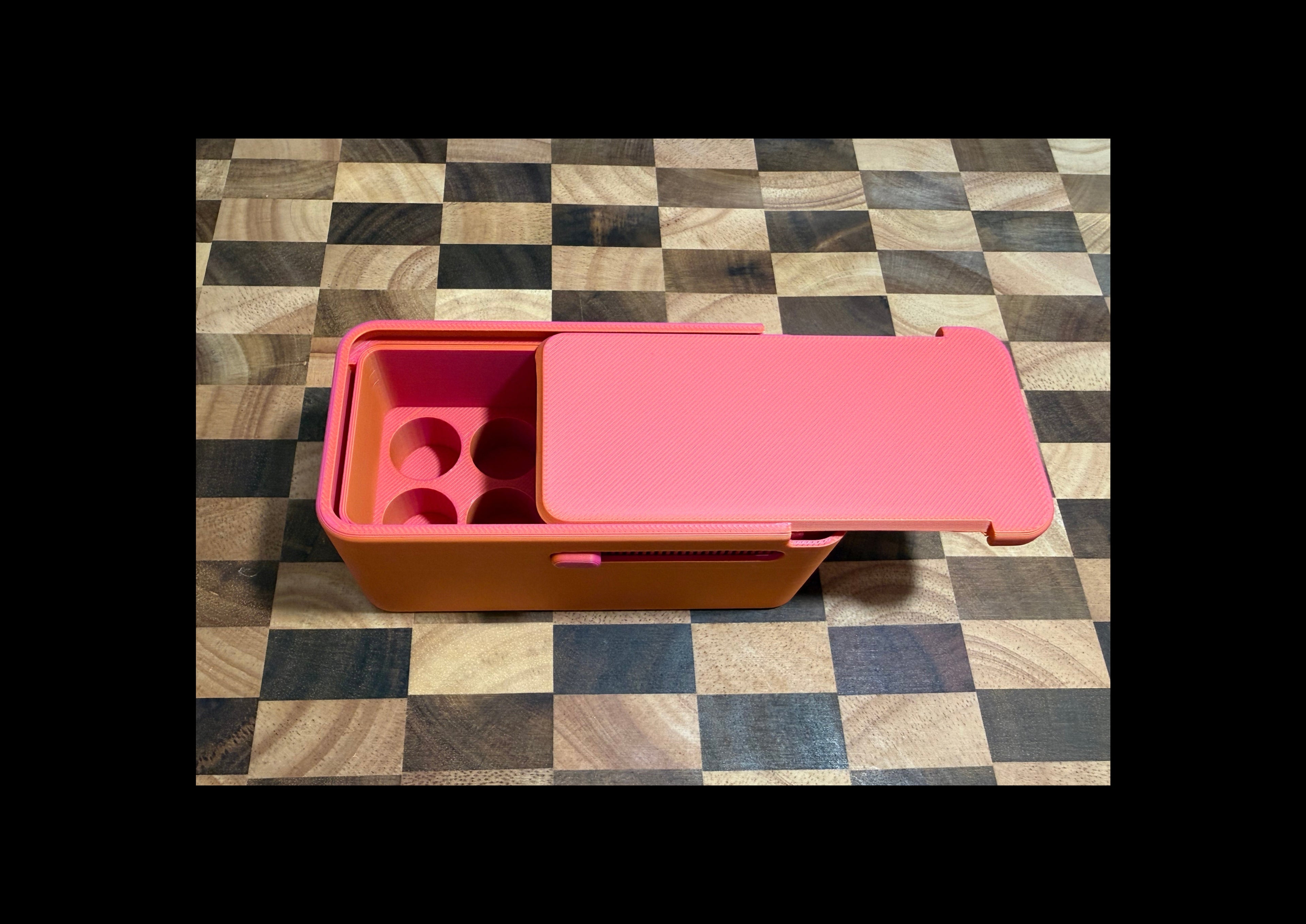 3mL Peptide Vial Slide Lock Storage Box - Holds 10 Vials