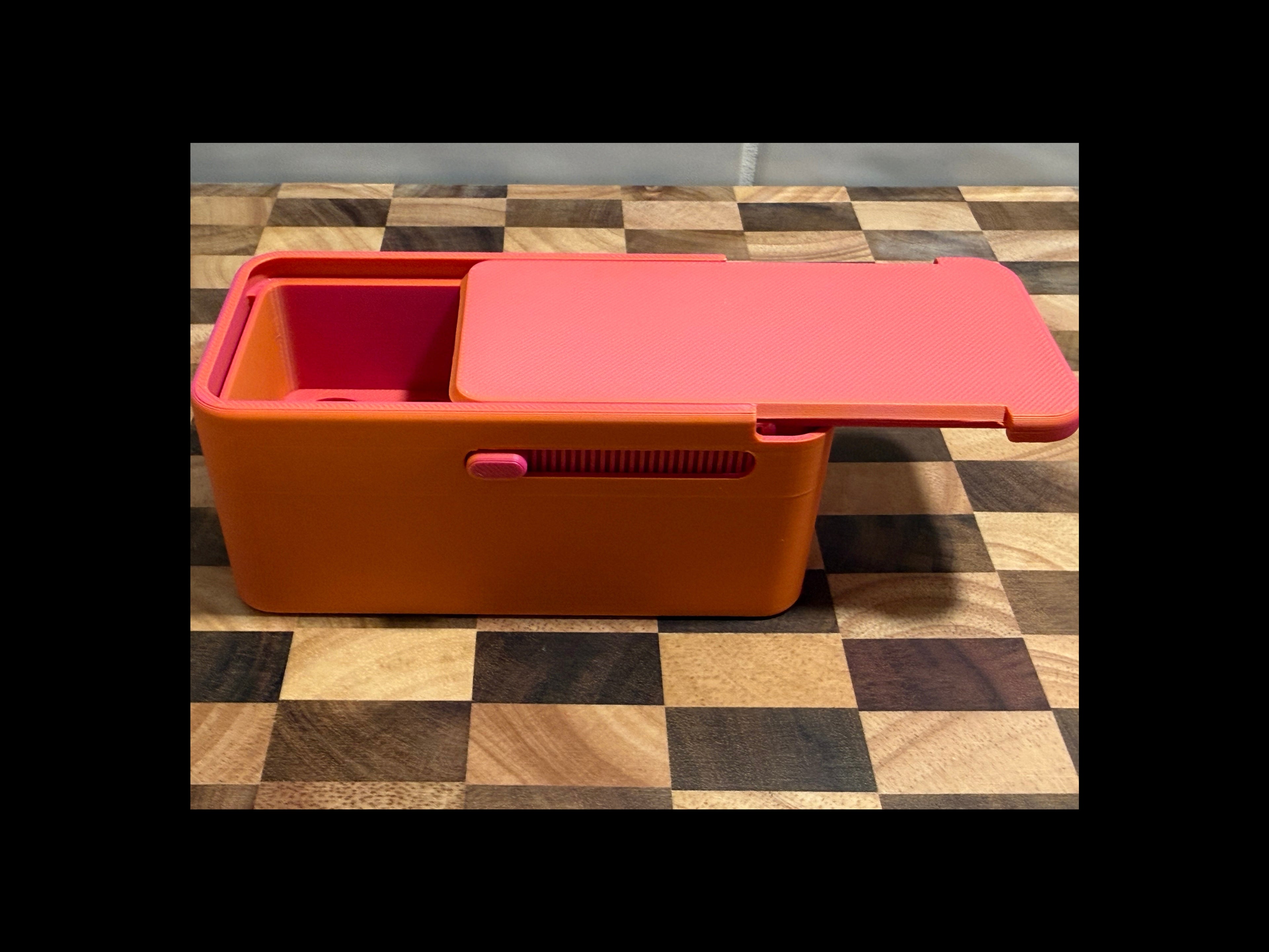 3mL Peptide Vial Slide Lock Storage Box - Holds 10 Vials