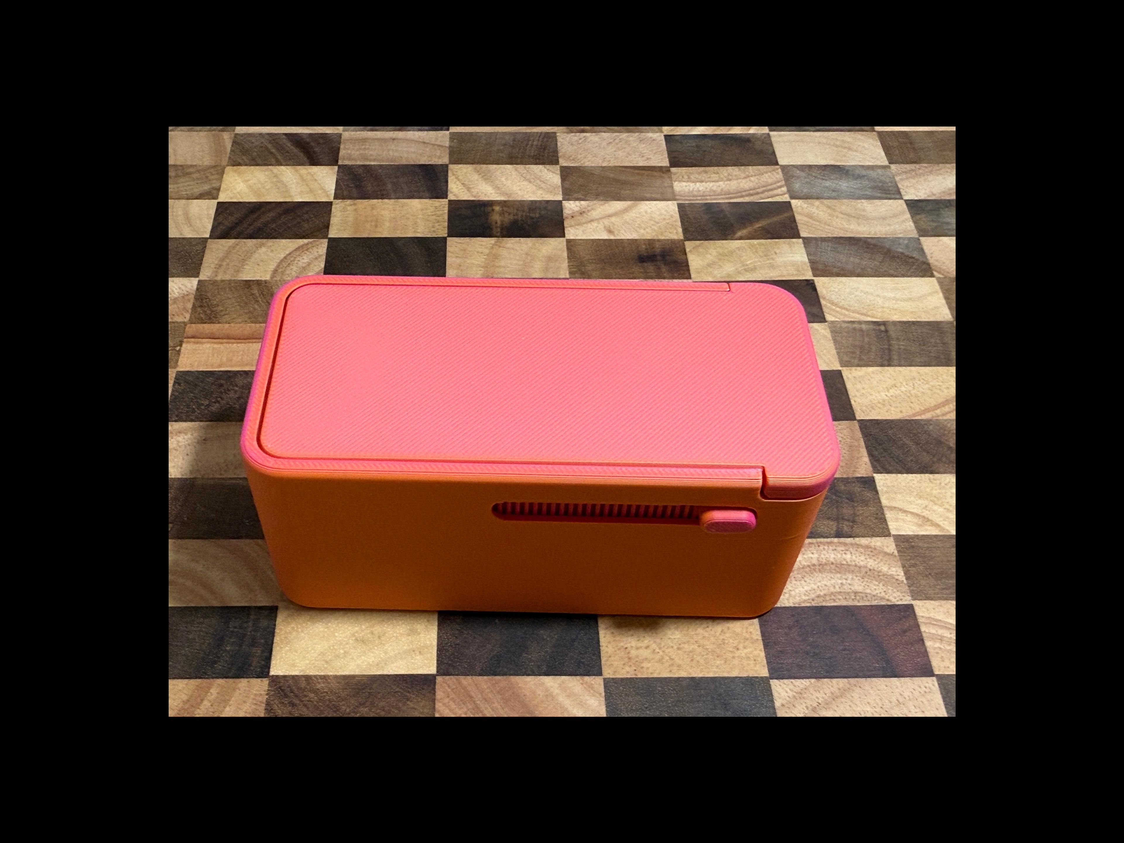 3mL Peptide Vial Slide Lock Storage Box - Holds 10 Vials