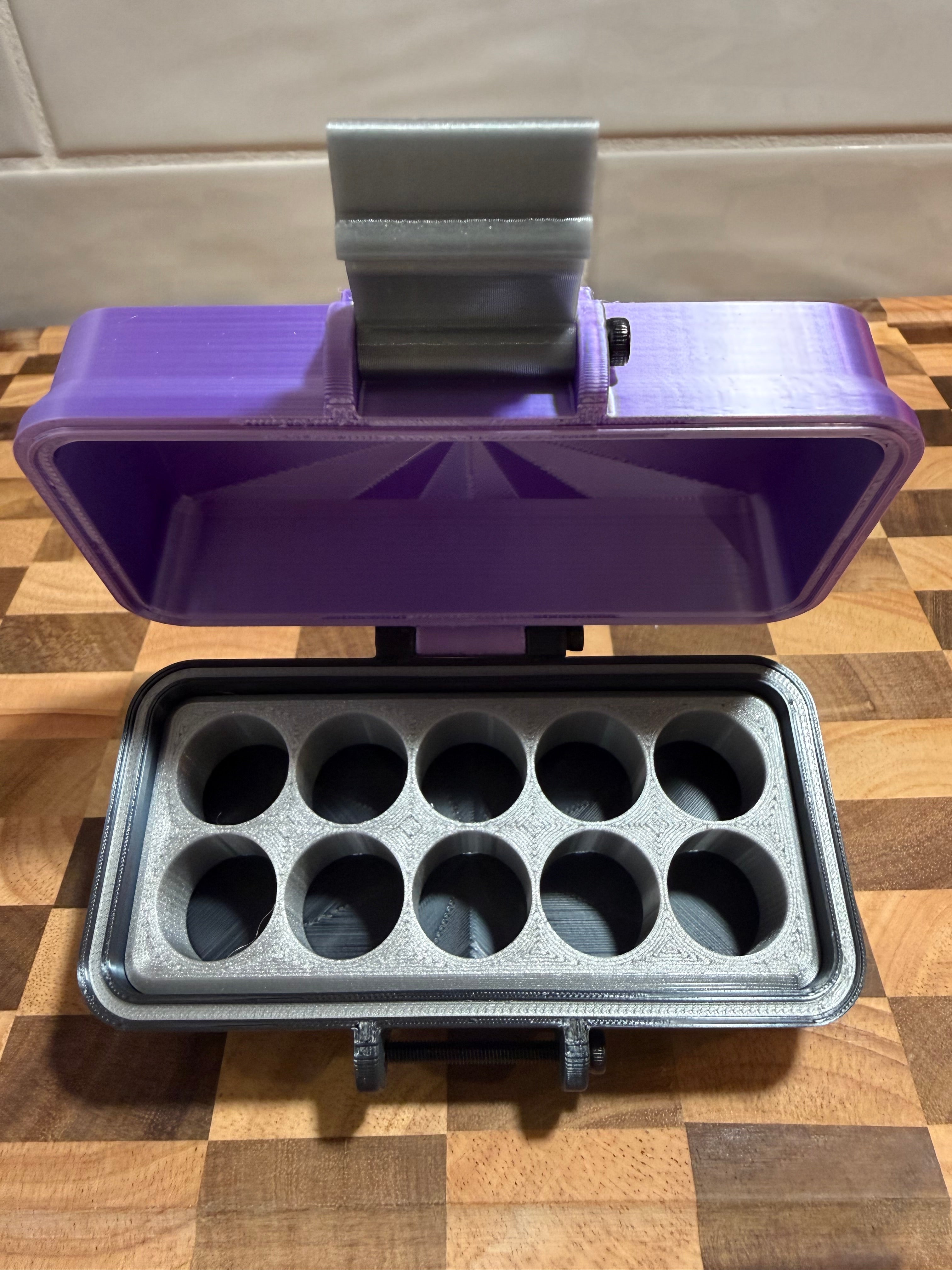 Heavy Duty 3ml Peptide Vial Case - Holds 10 Vials