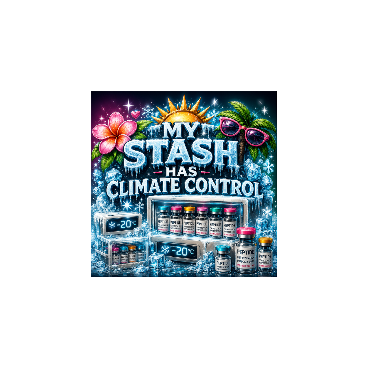 My Stash Has Climate Control Sticker