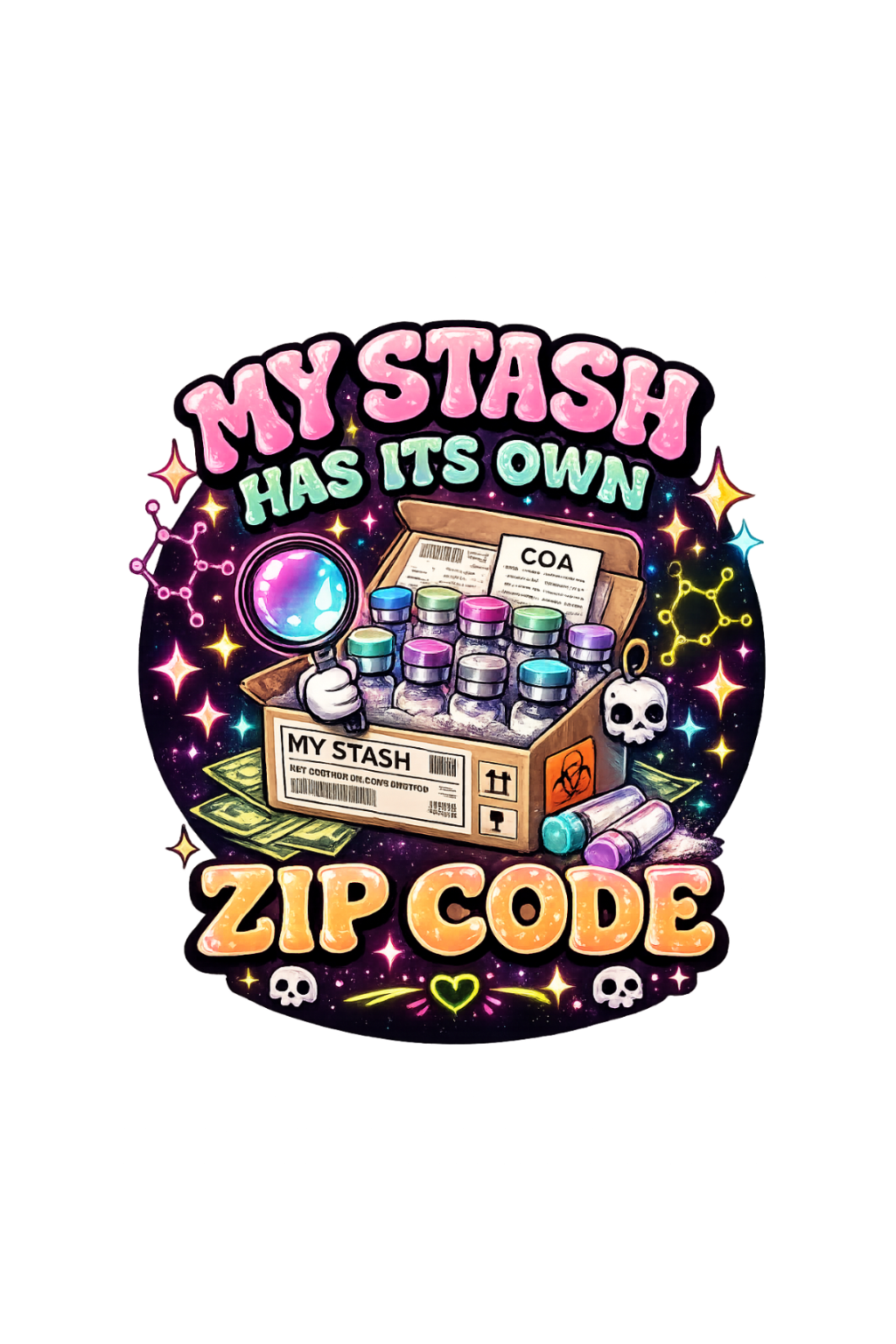 My Stash Has Its Own Zip Code