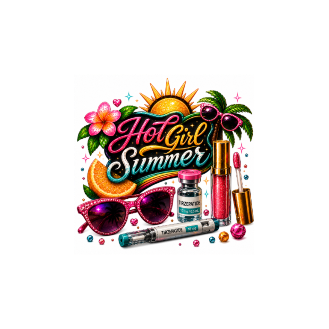 Tirz Hot Girl Summer Sticker