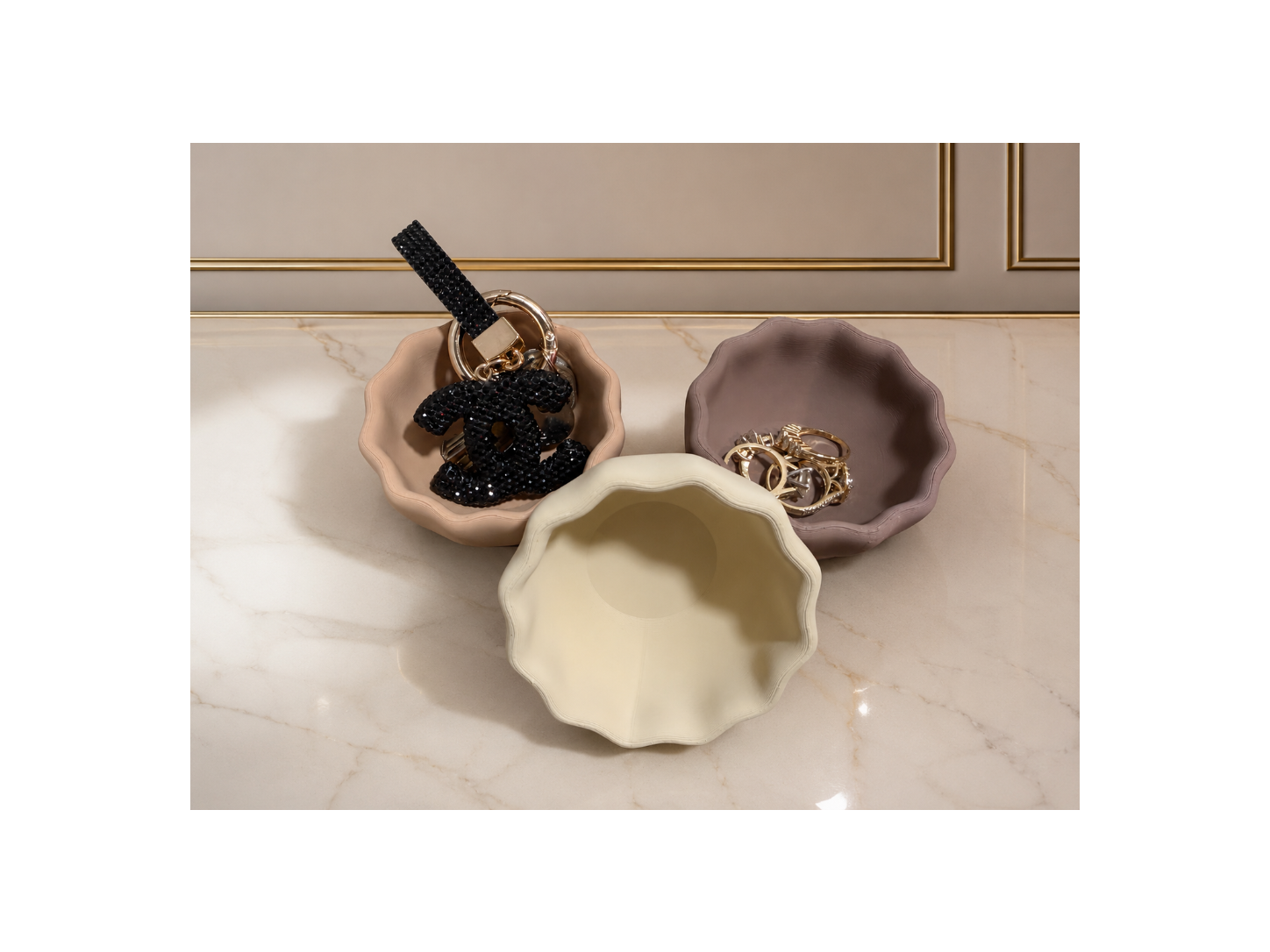 Scalloped Catch-All Bowl
