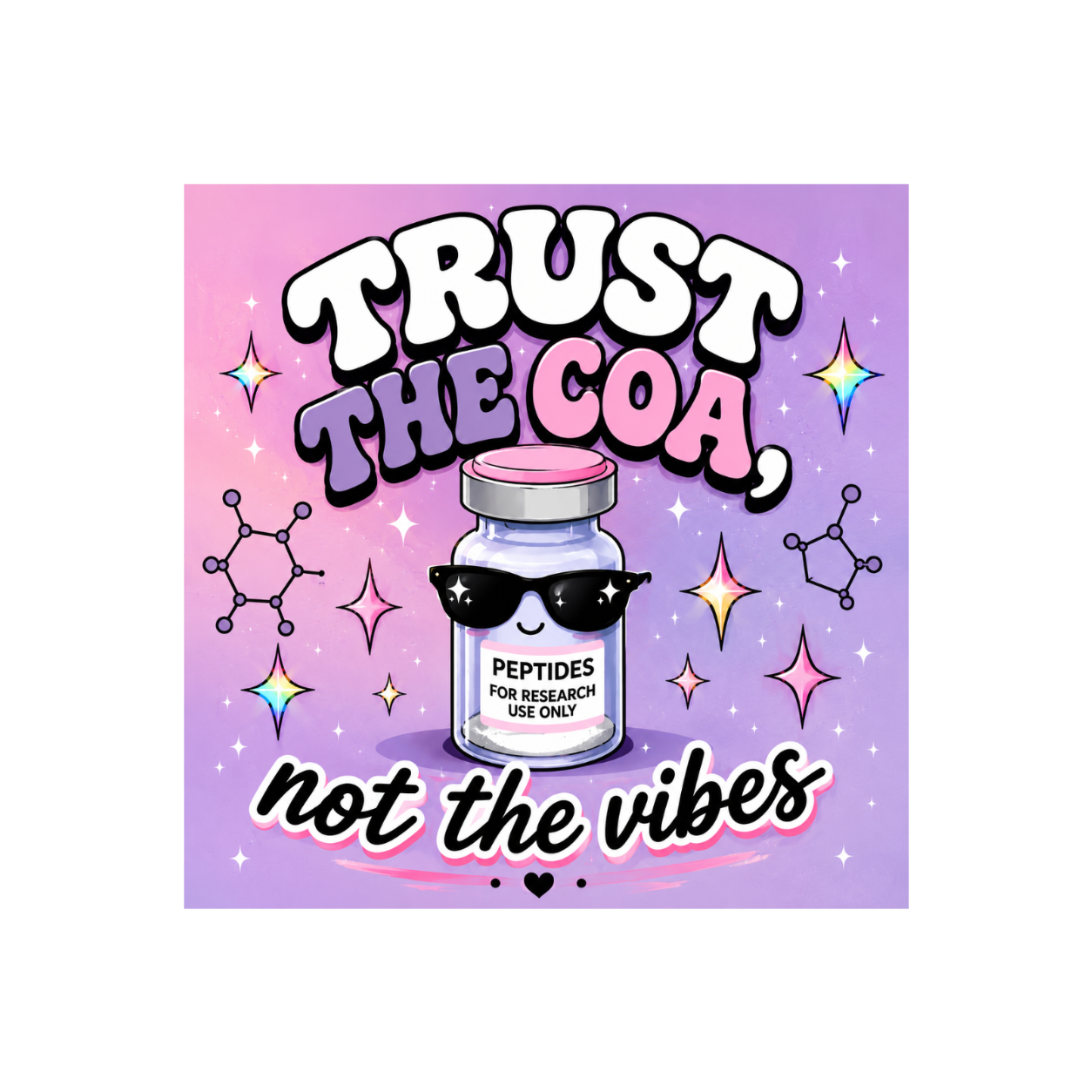 Trust the COA Sticker